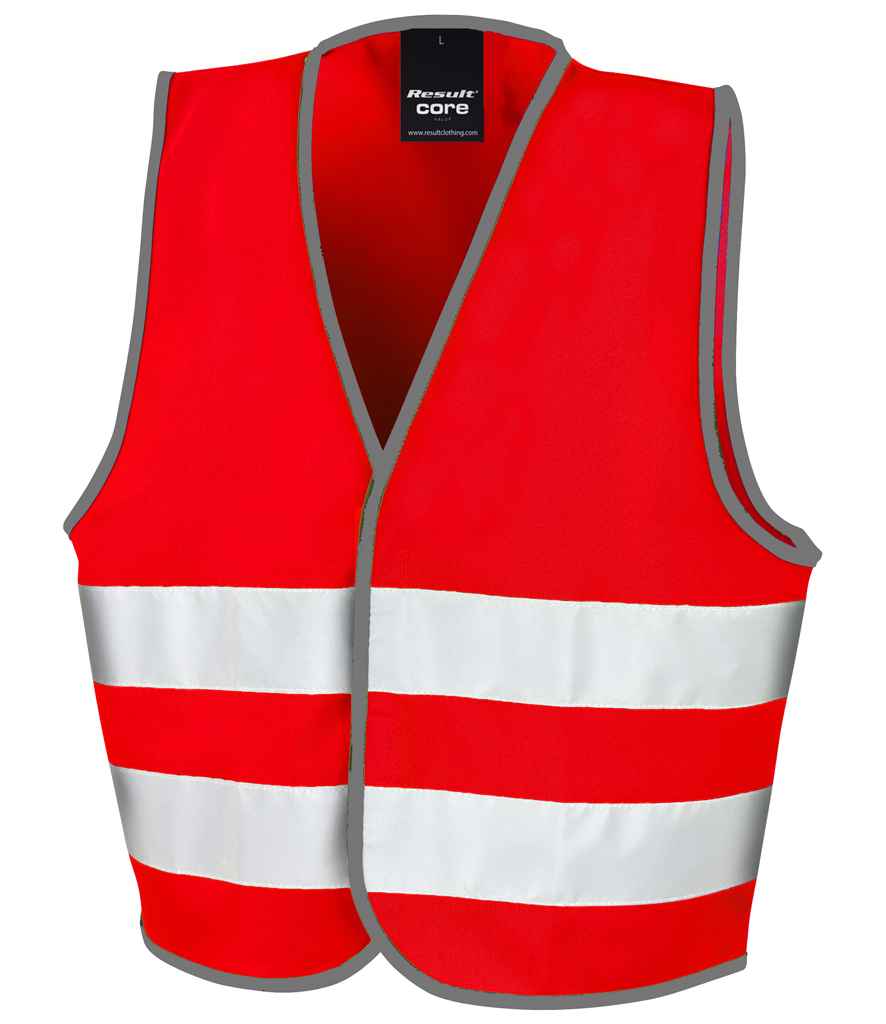 Result Core Kids Enhanced Vis Vest - Red