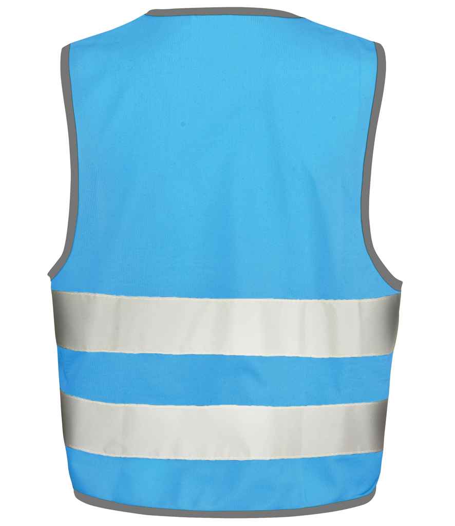 Result Core Kids Enhanced Vis Vest - Sky Blue