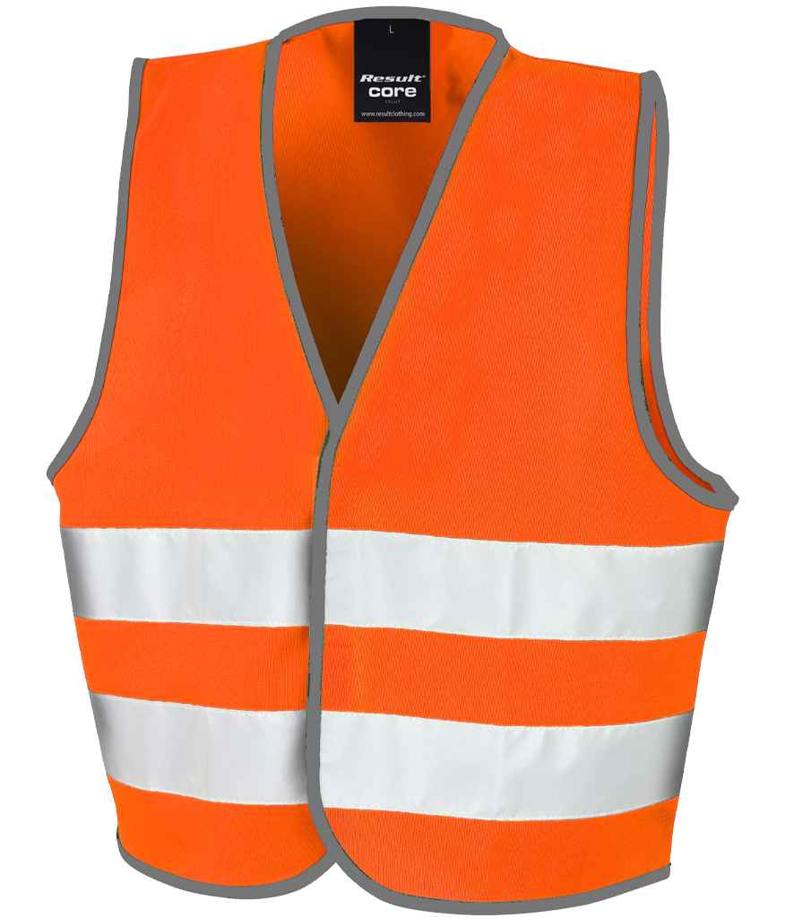 Result Safe-Guard Kids Hi-Vis Safety Vest - Fluorescent Orange