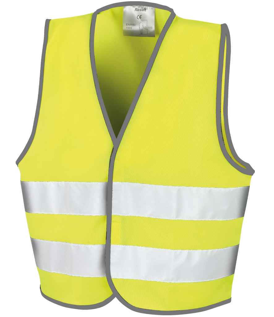 Result Safe-Guard Kids Hi-Vis Safety Vest - Fluorescent Yellow