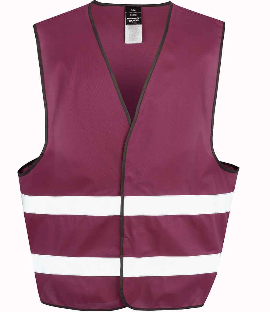Result Core Enhanced Vis Vest - Burgundy