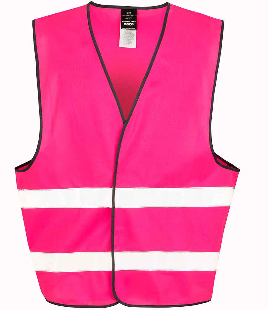 Result Core Enhanced Vis Vest - Fluorescent Pink