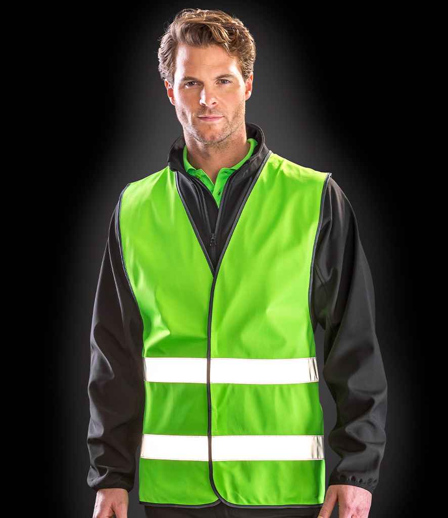 Result Core Enhanced Vis Vest - Lime Green