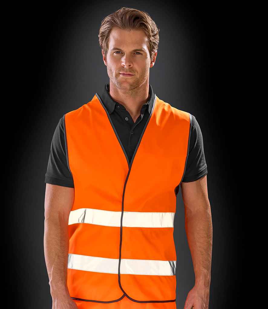 Result Safe-Guard Motorist Hi-Vis Vest - Fluorescent Orange