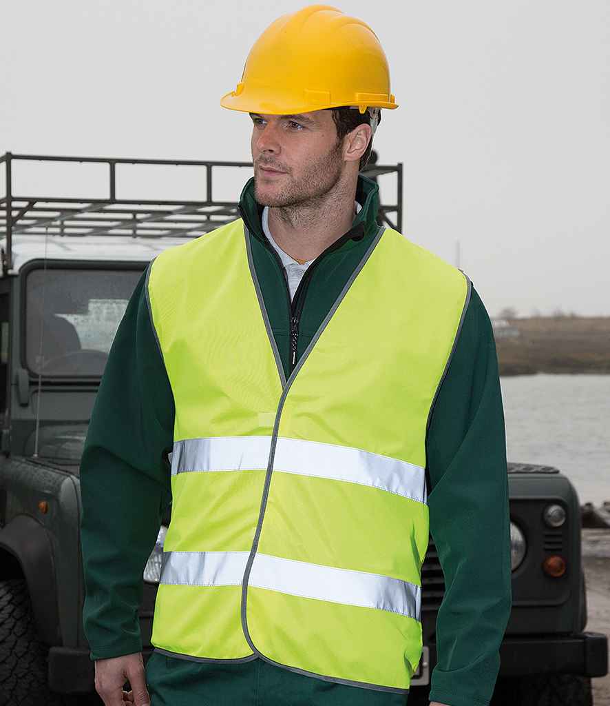 Result Safe-Guard Motorist Hi-Vis Vest - Fluorescent Yellow