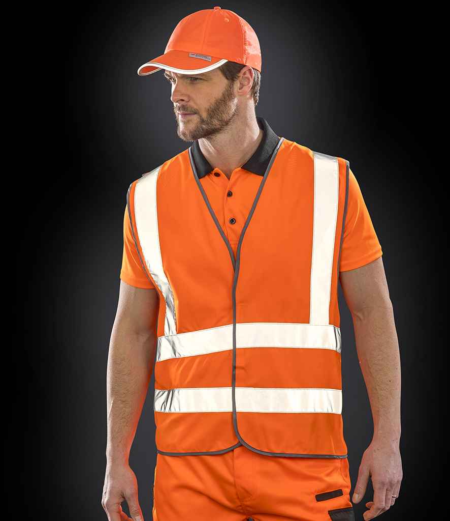 Result Core Hi-Vis Motorway Vest - Fluorescent Orange