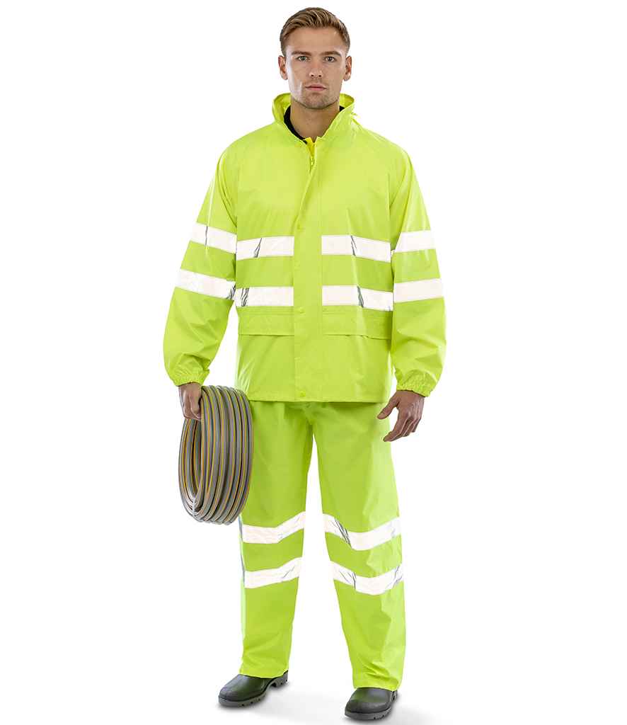 Result Safe-Guard Hi-Vis Waterproof Suit - Yellow
