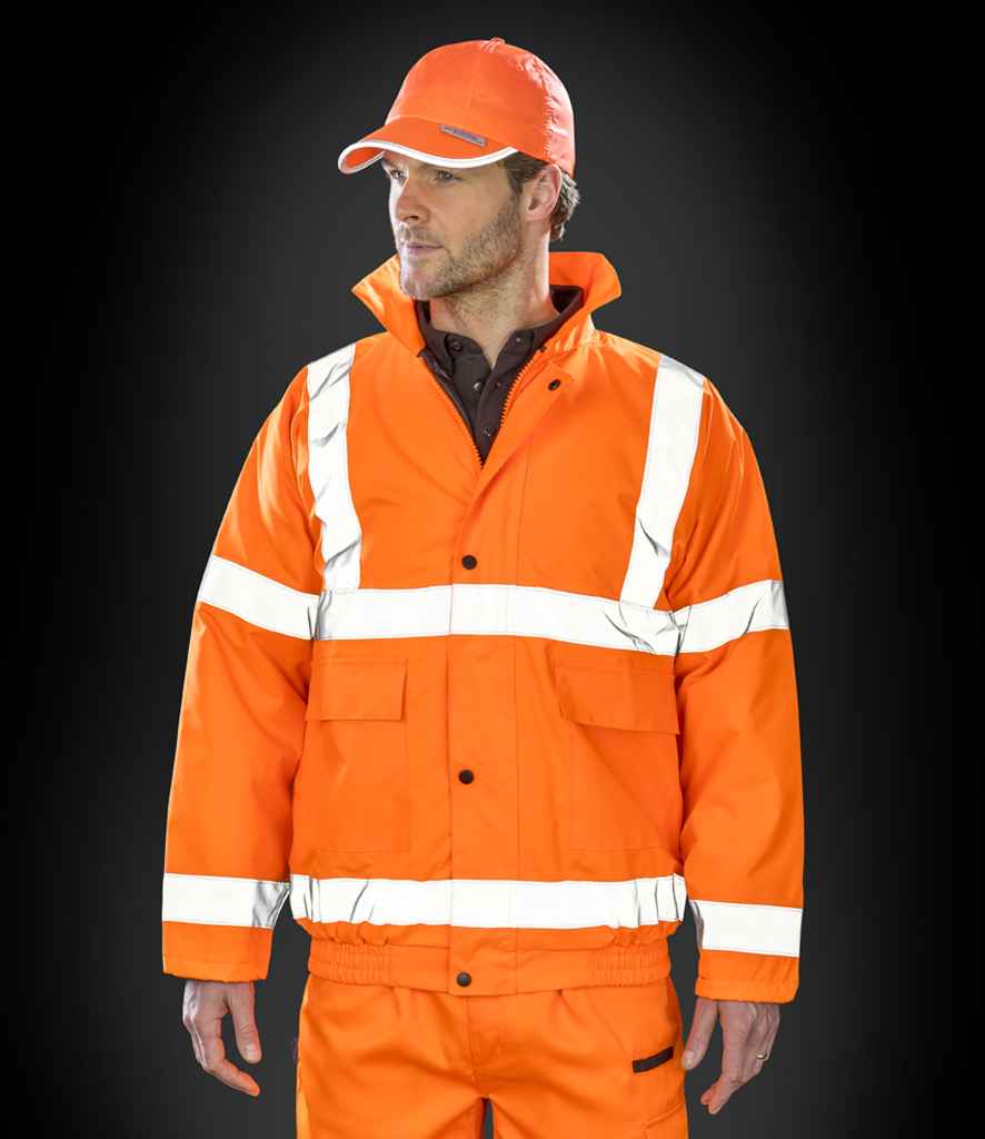Result Core Hi-Vis Winter Blouson Jacket - Fluorescent Orange