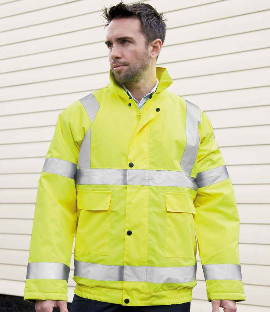 Result Core Hi-Vis Winter Blouson Jacket - Fluorescent Yellow
