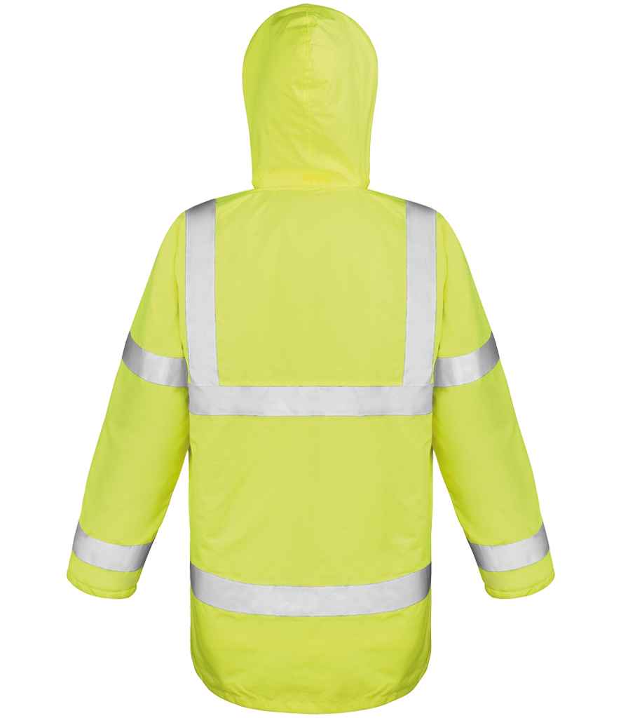Result Core Hi-Vis Motorway Coat - Fluorescent Yellow