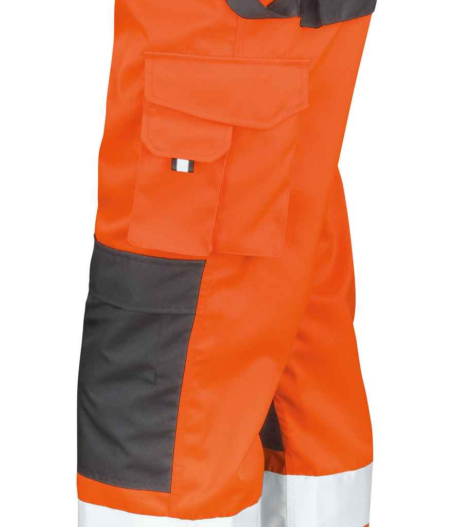 Result Safe-Guard Hi-Vis Cargo Trousers - Fluorescent Orange