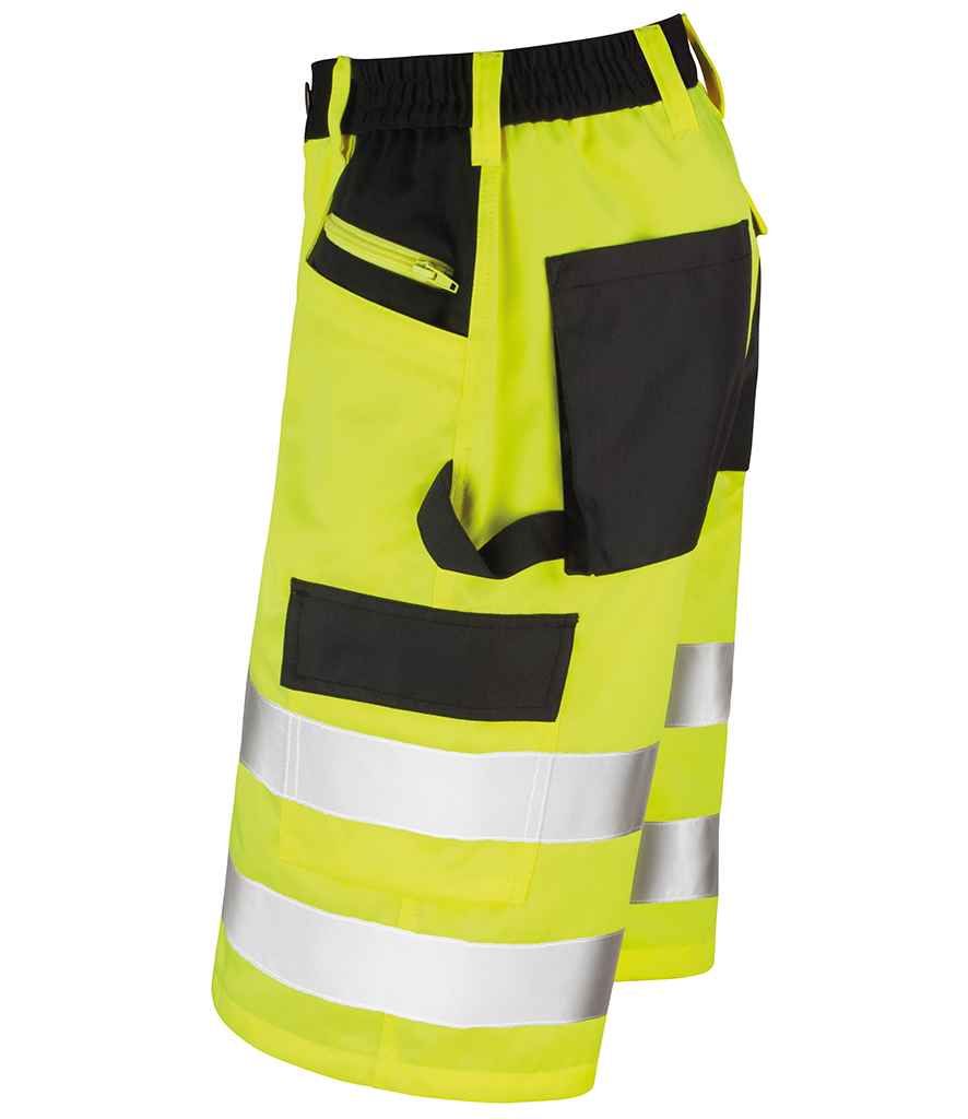 Result Safe-Guard Hi-Vis Cargo Shorts - Fluorescent Yellow