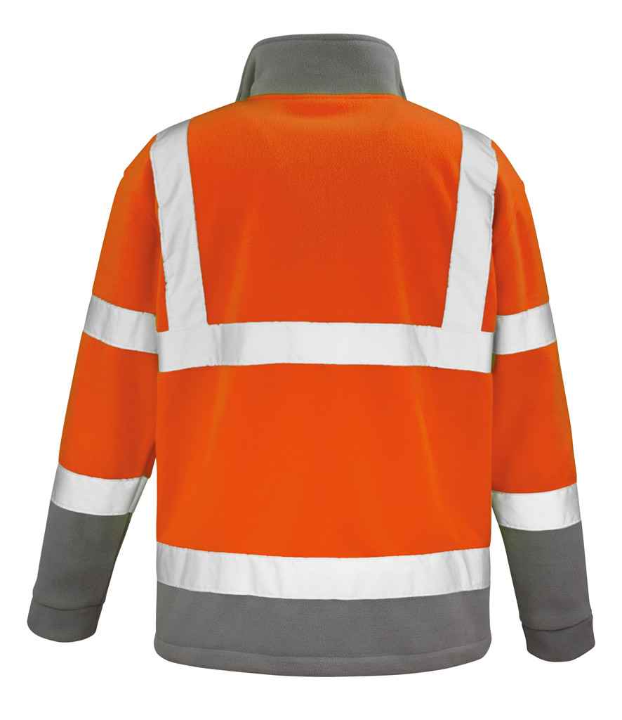 Result Safe-Guard Hi-Vis Micro Fleece Jacket - Fluorescent Orange