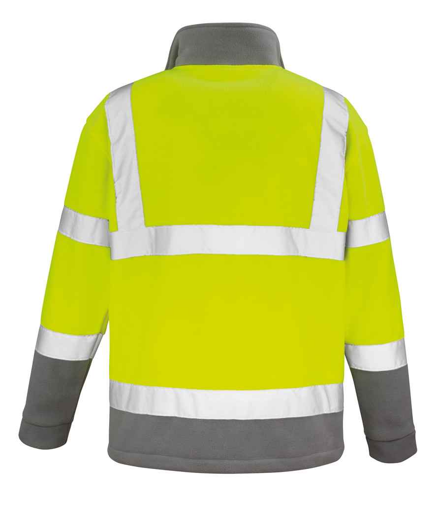 Result Safe-Guard Hi-Vis Micro Fleece Jacket - Fluorescent Yellow