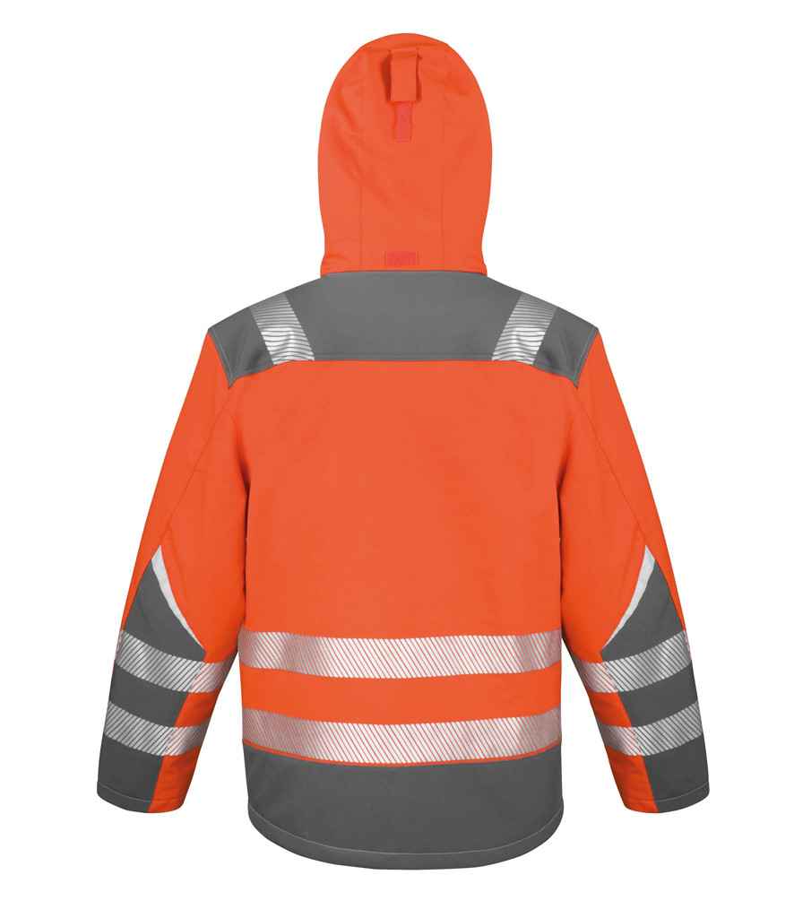 Result Safe-Guard Dynamic Soft Shell Jacket - Fluorescent Orange
