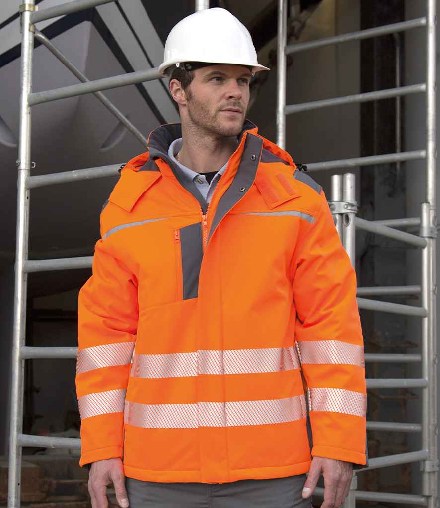 Result Safe-Guard Dynamic Soft Shell Jacket - Fluorescent Orange