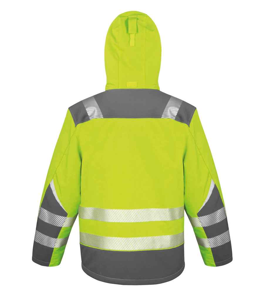 Result Safe-Guard Dynamic Soft Shell Jacket - Fluorescent Yellow