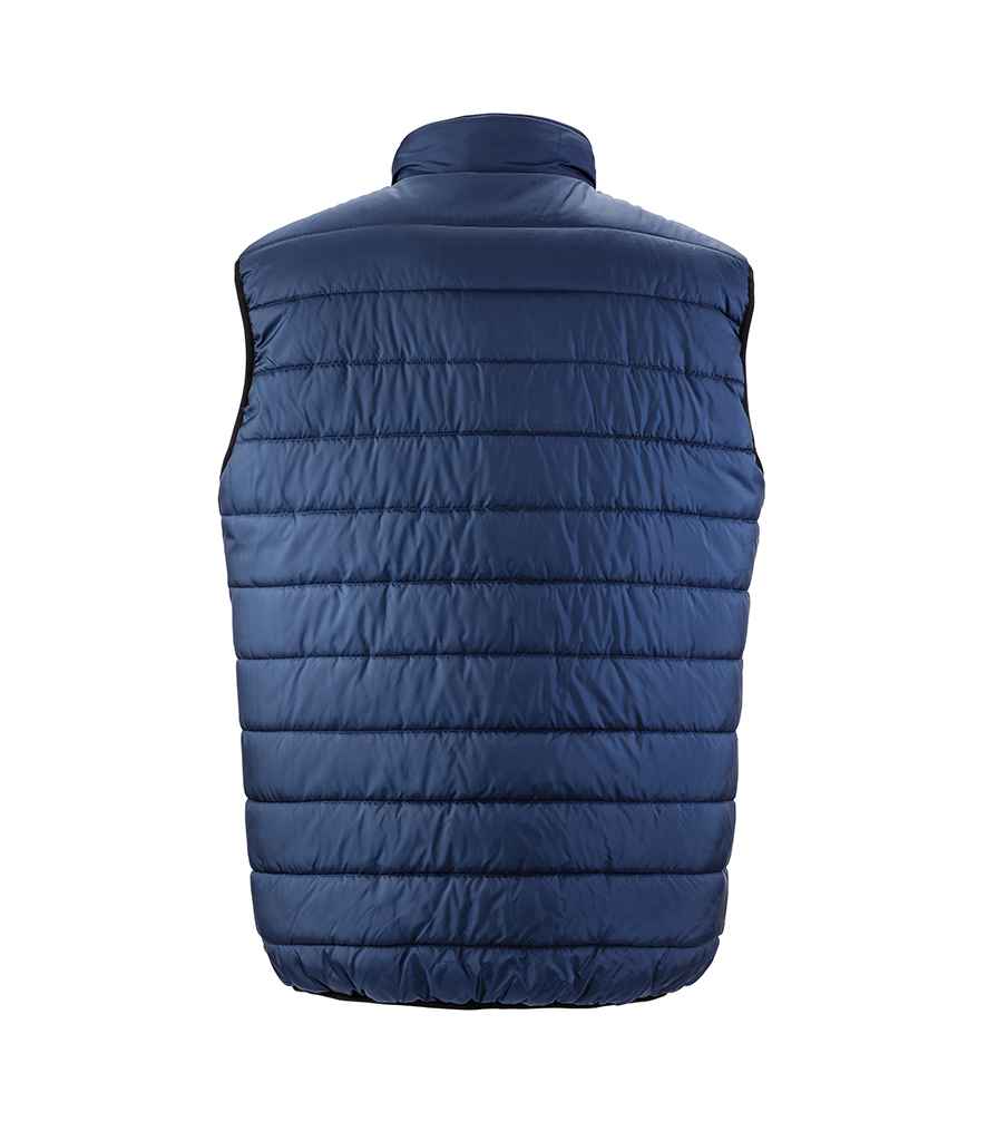 Result Safe-Guard Reversible Soft Padded Gilet - Fluorescent Yellow/Navy