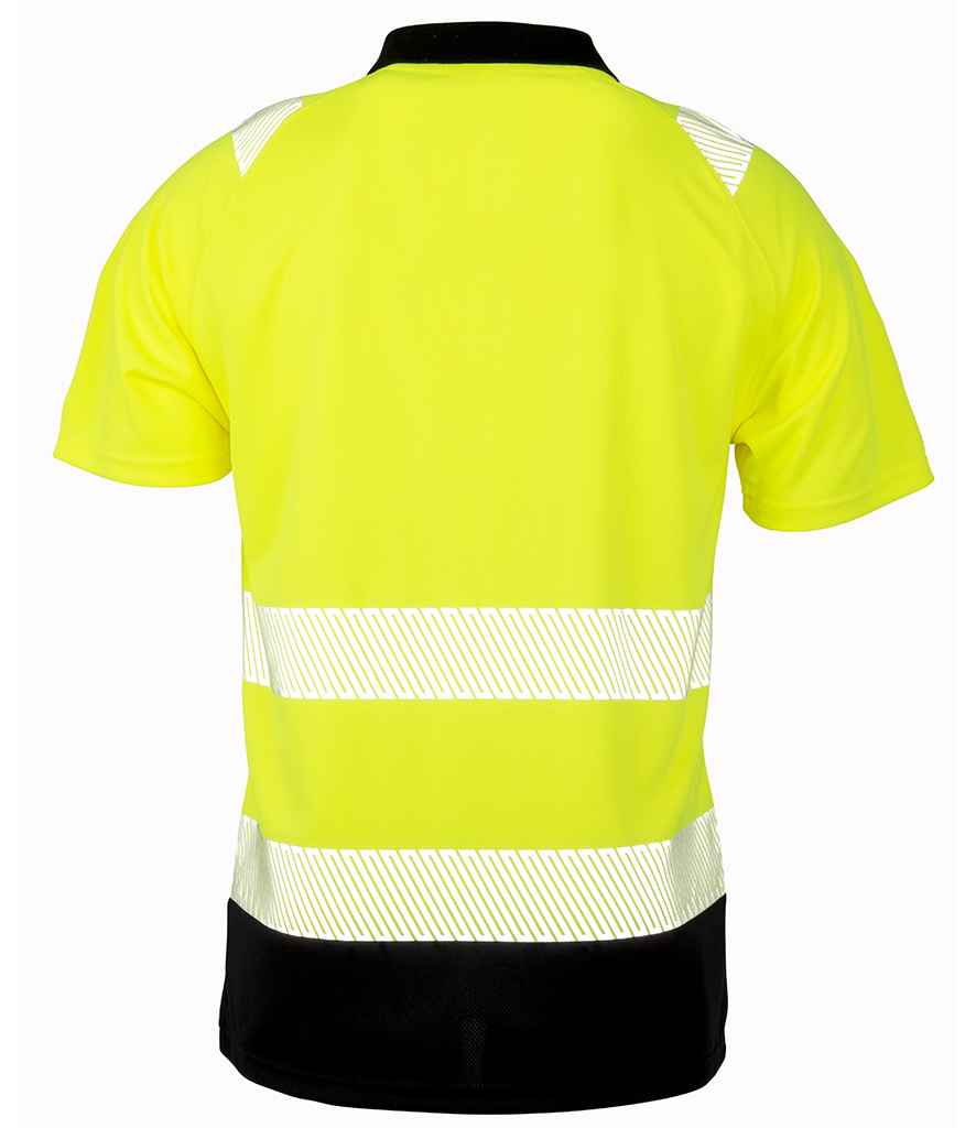 Result Recycled Safety Polo Shirt - Fluorescent Yellow