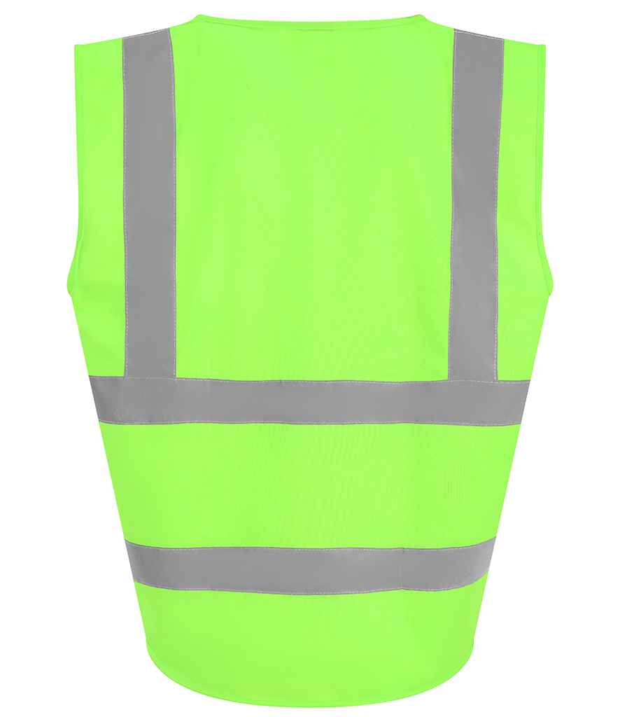 Pro RTX High Visibility Kids Waistcoat - Lime Green