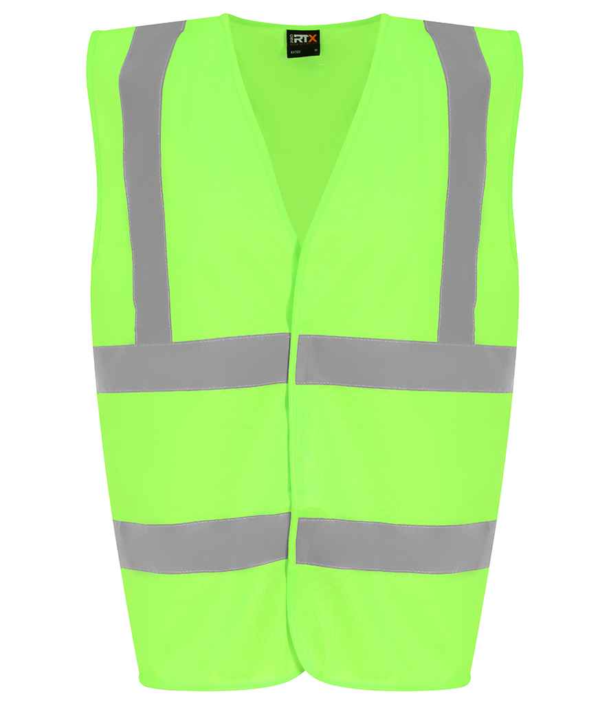 Pro RTX High Visibility Kids Waistcoat - Lime Green