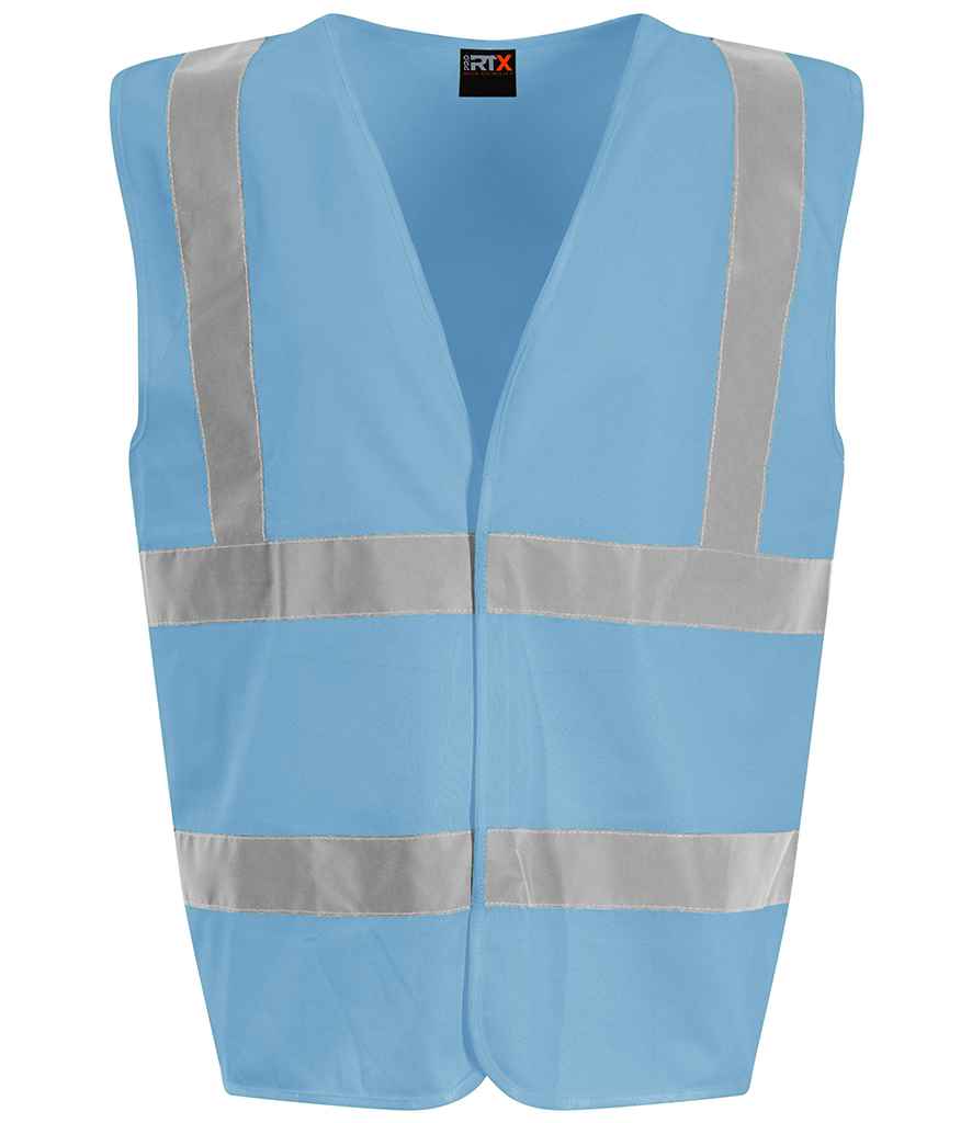 Pro RTX High Visibility Waistcoat - Part 1 - Sky Blue