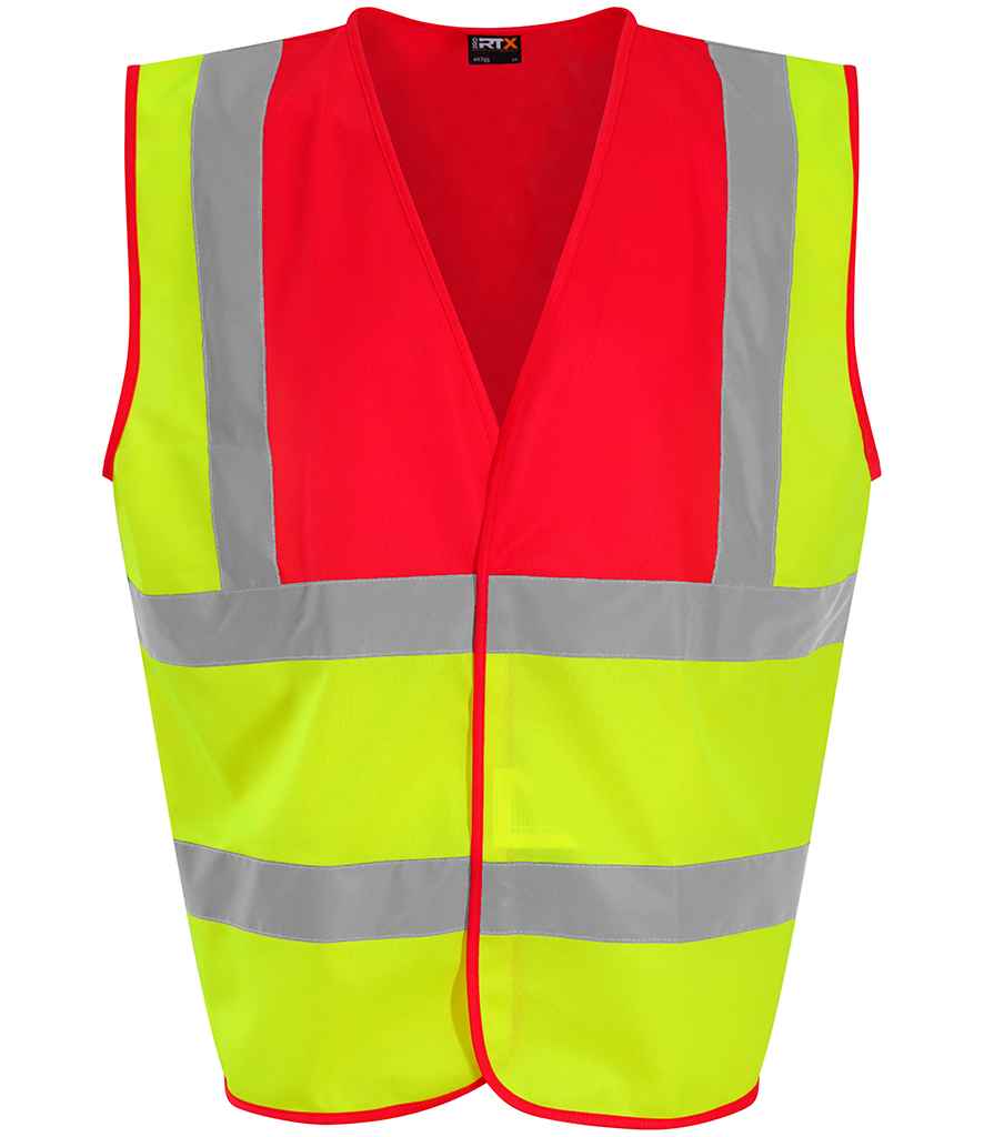 Pro RTX High Visibility Waistcoat - Part 2 - Yellow/Red