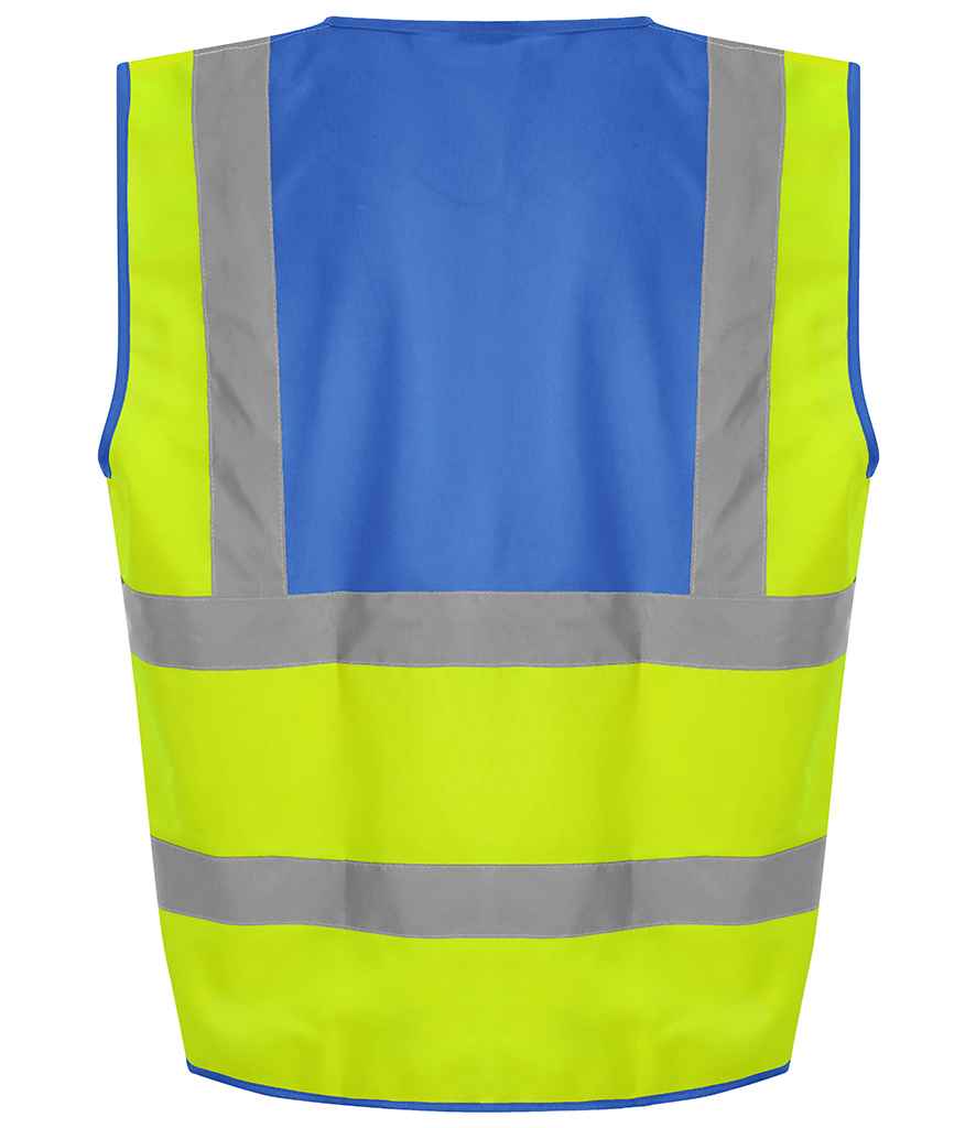 Pro RTX High Visibility Waistcoat - Part 2 - Yellow/Royal Blue
