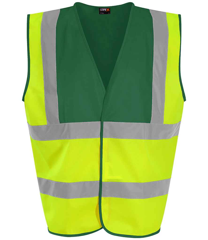 Pro RTX High Visibility Waistcoat - Part 2 - Yellow/Paramedic Green