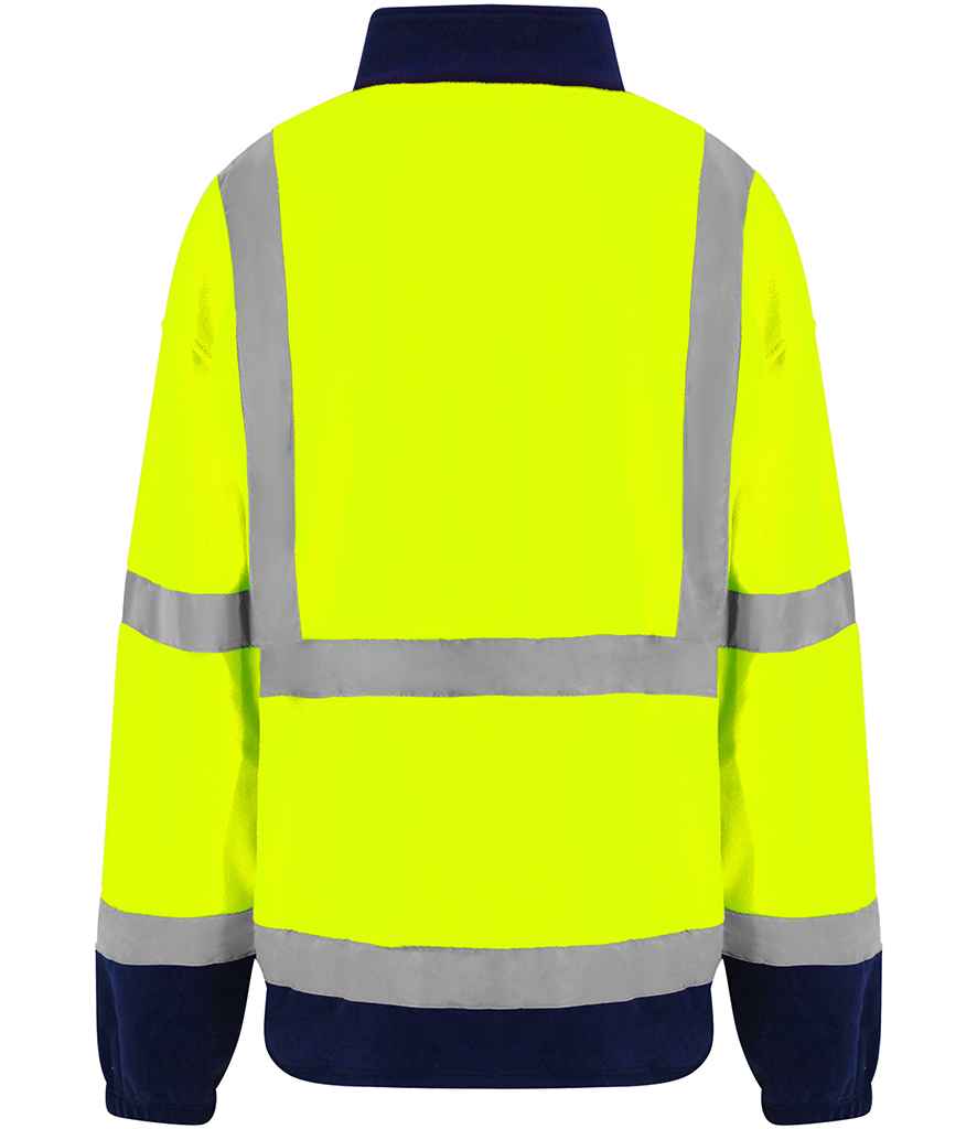 Pro RTX High Visibility Fleece Jacket - Yellow/Navy