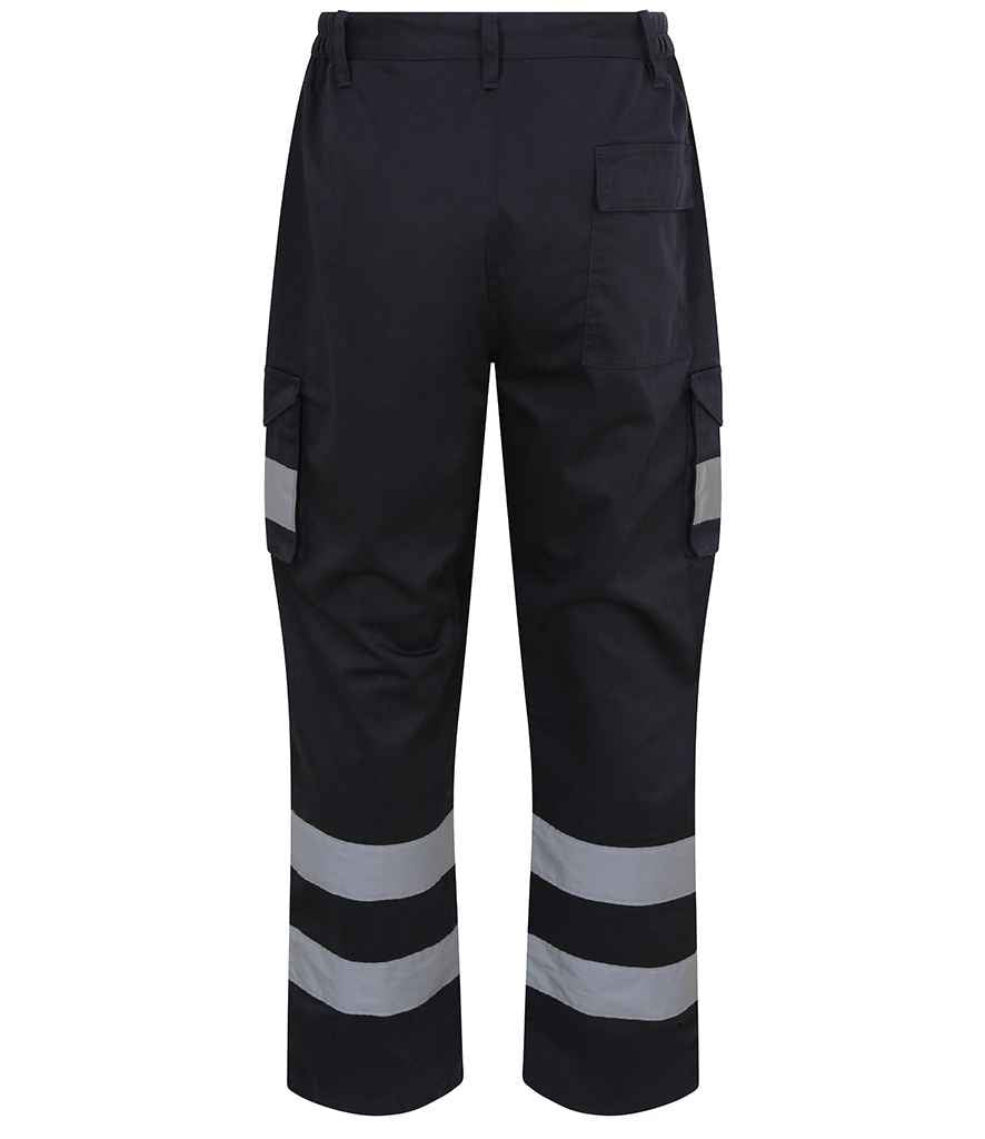 Pro RTX High Visibility Cargo Trousers - Navy
