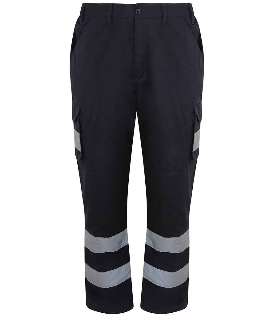 Pro RTX High Visibility Cargo Trousers - Navy