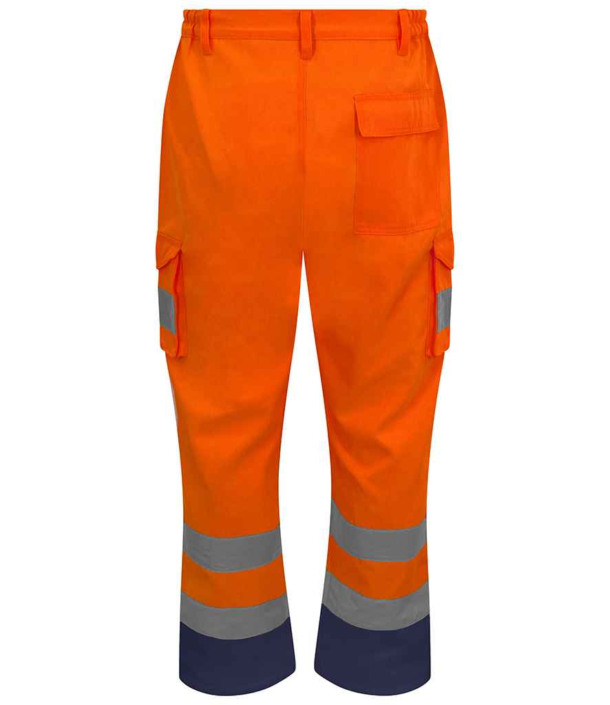 Pro RTX High Visibility Cargo Trousers - Orange