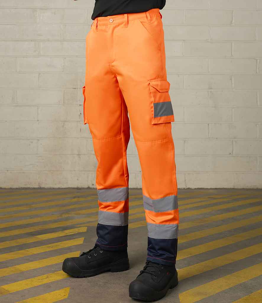 Pro RTX High Visibility Cargo Trousers - Orange
