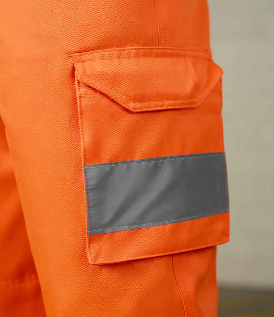 Pro RTX High Visibility Cargo Trousers - Orange