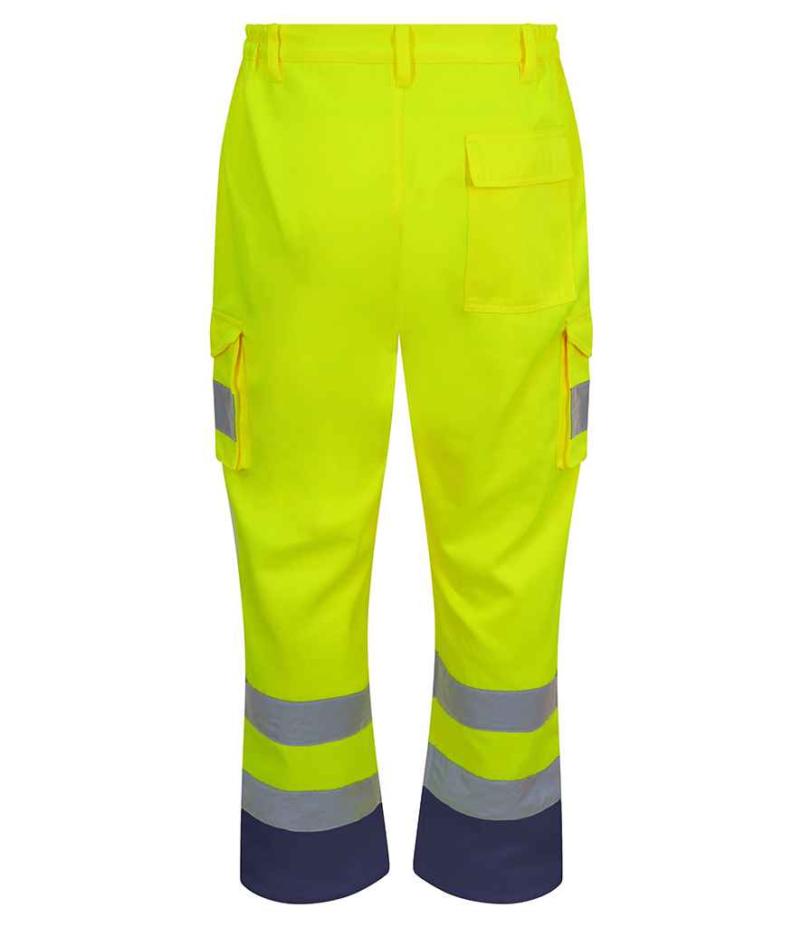 Pro RTX High Visibility Cargo Trousers - Yellow