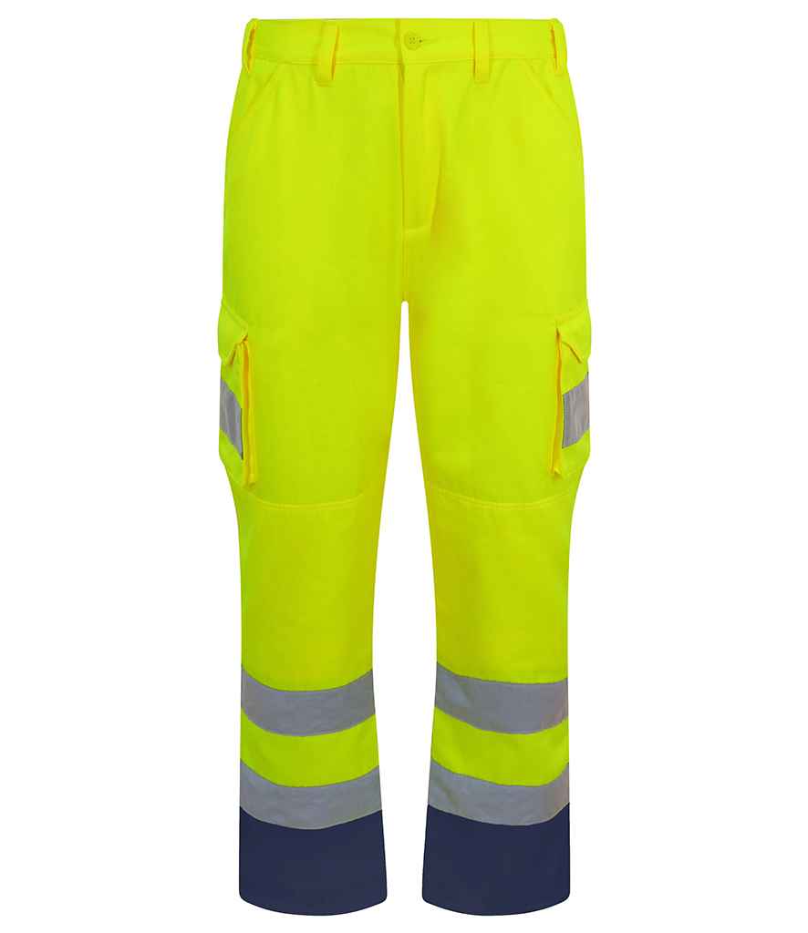 Pro RTX High Visibility Cargo Trousers - Yellow
