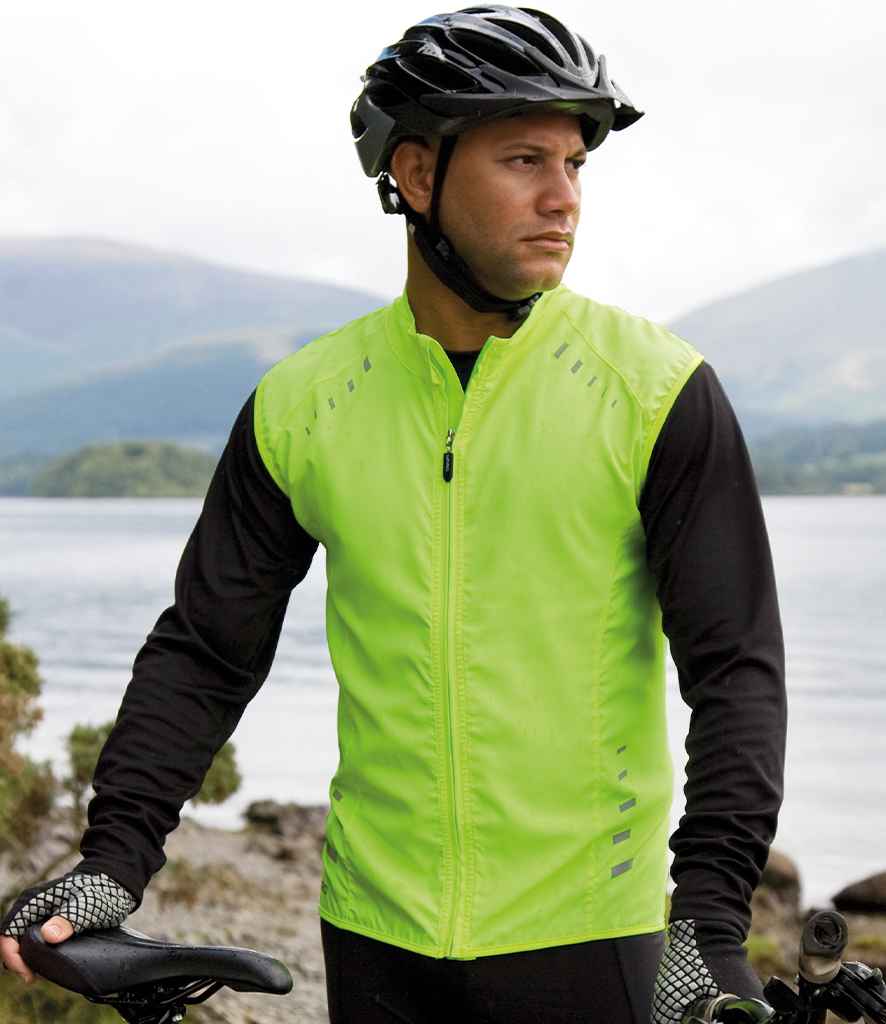 Spiro Bikewear Crosslite Gilet - Neon Lime