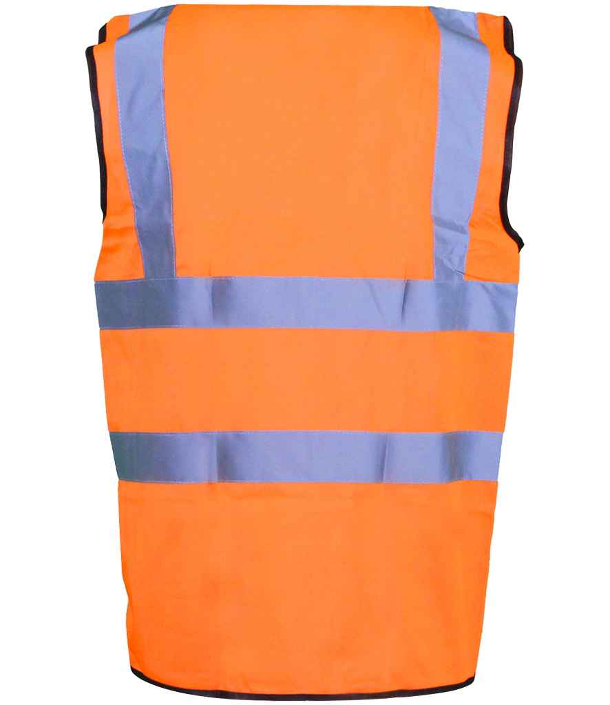 Warrior Hi-Vis Waistcoat - Fluorescent Orange