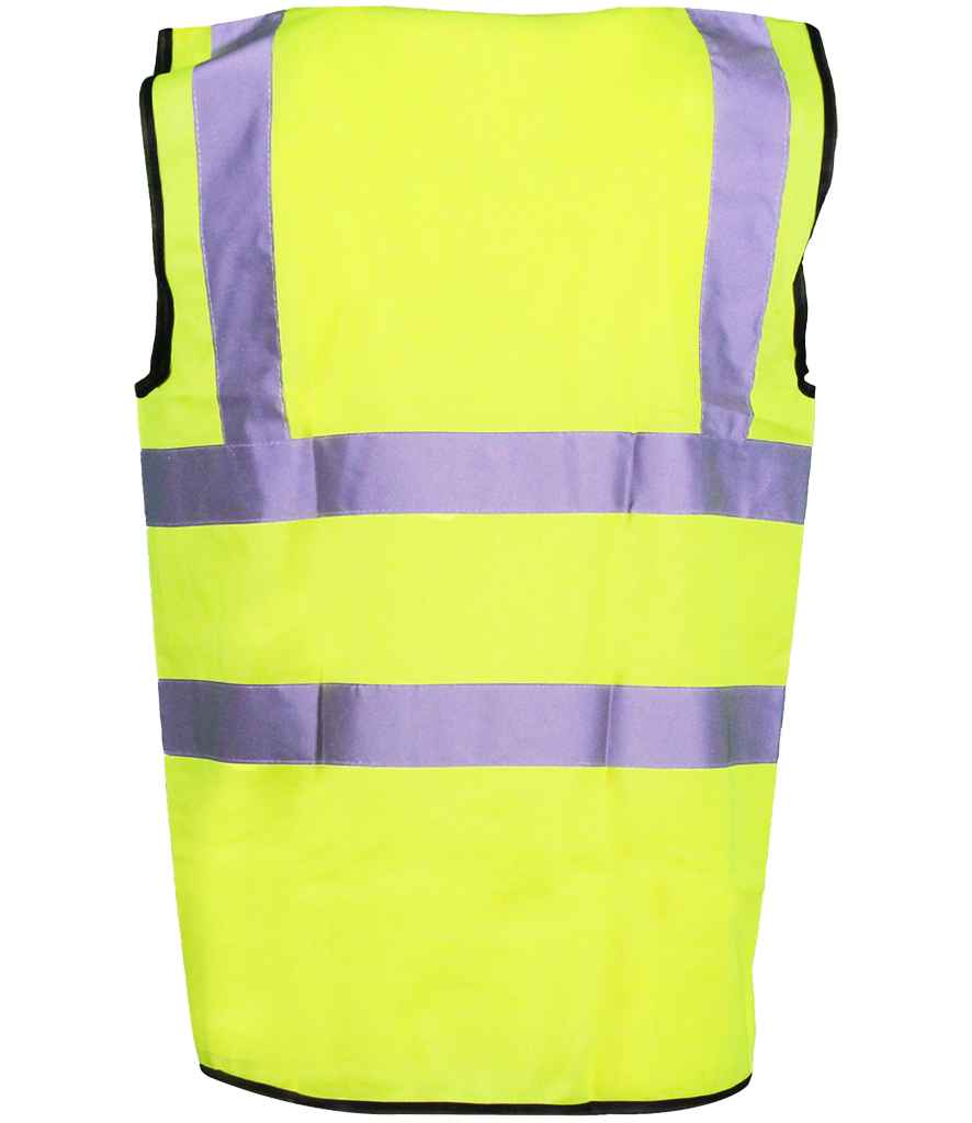 Warrior Hi-Vis Waistcoat - Fluorescent Yellow