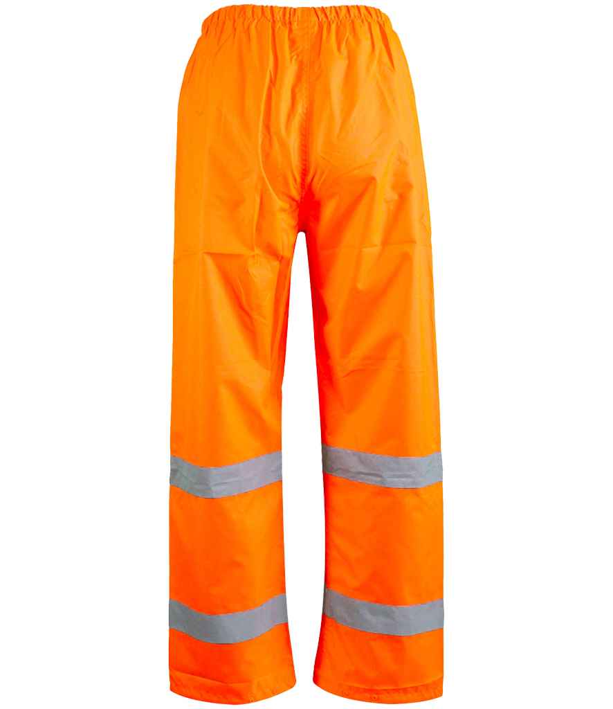 Warrior Hi-Vis Overtrousers - Fluorescent Orange