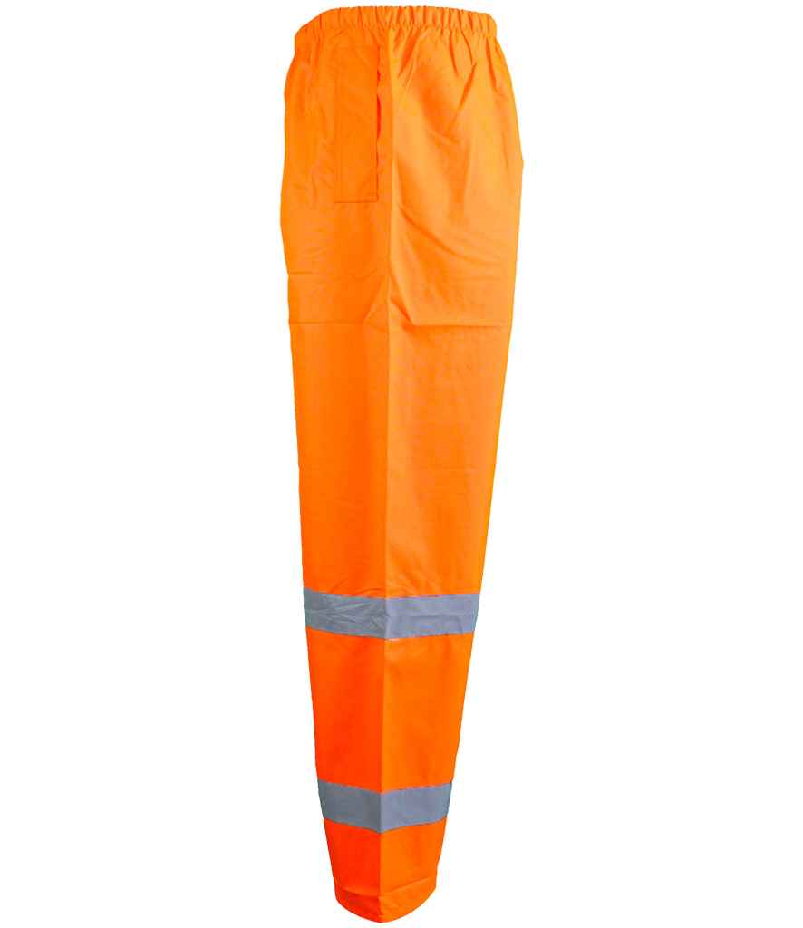 Warrior Hi-Vis Overtrousers - Fluorescent Orange