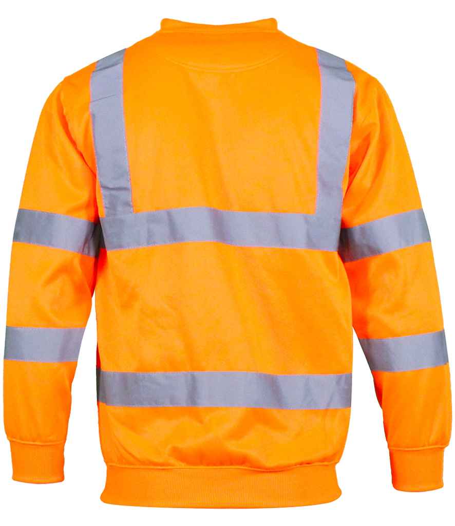 Warrior Hi-Vis Sweatshirt - Fluorescent Orange