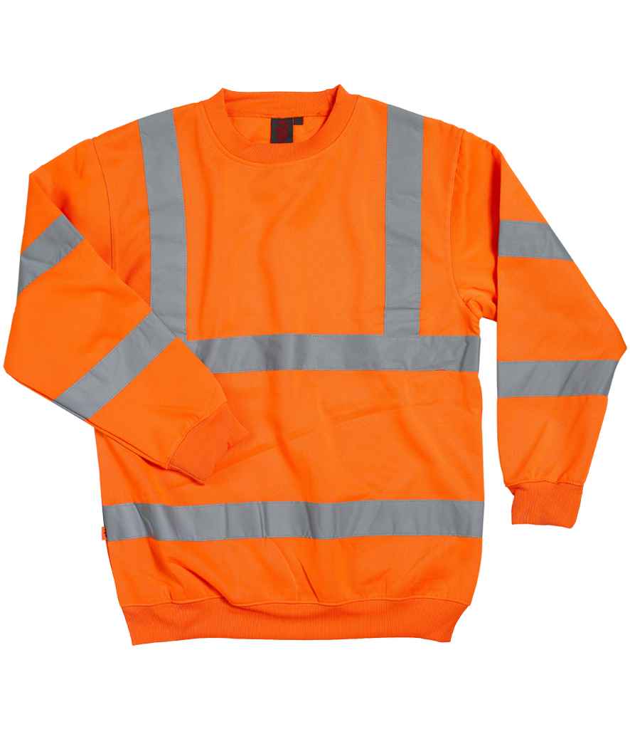 Warrior Hi-Vis Sweatshirt - Fluorescent Orange