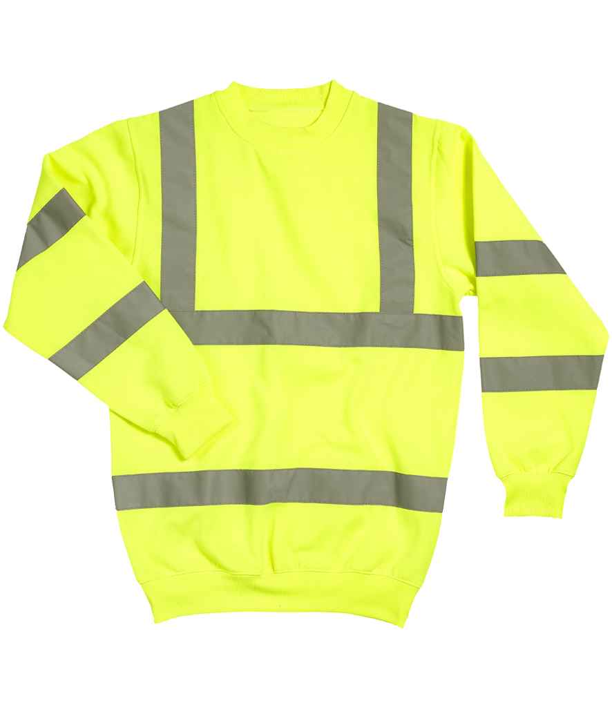 Warrior Hi-Vis Sweatshirt - Fluorescent Yellow