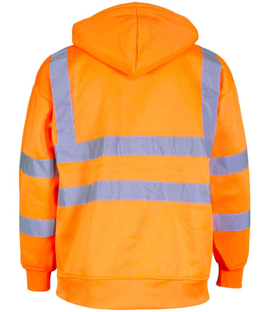 Warrior Hi-Vis Pull On Hoodie - Fluorescent Orange