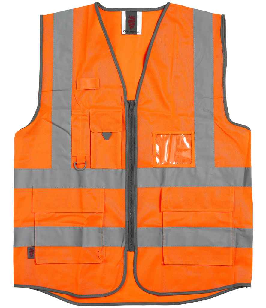 Warrior Hi-Vis Executive Waistcoat - Orange