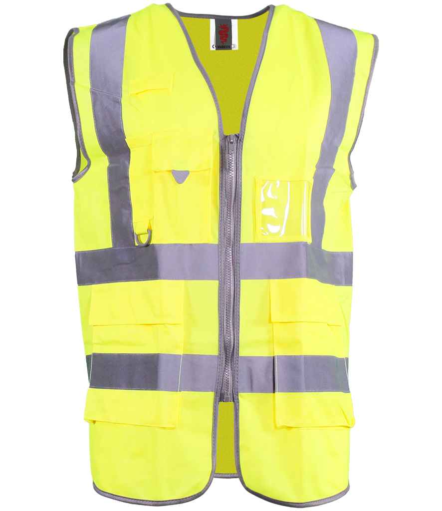 Warrior Hi-Vis Executive Waistcoat - Yellow
