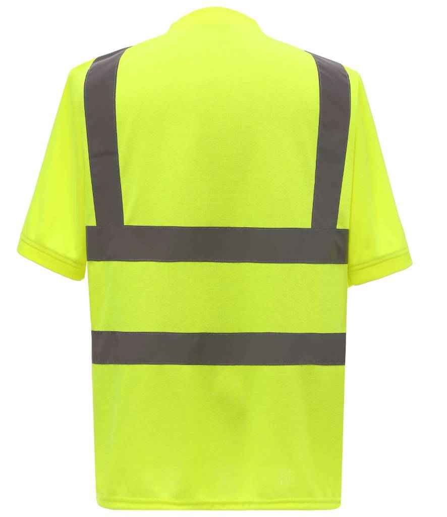 Yoko Hi-Vis Short Sleeve T-Shirt - Yellow