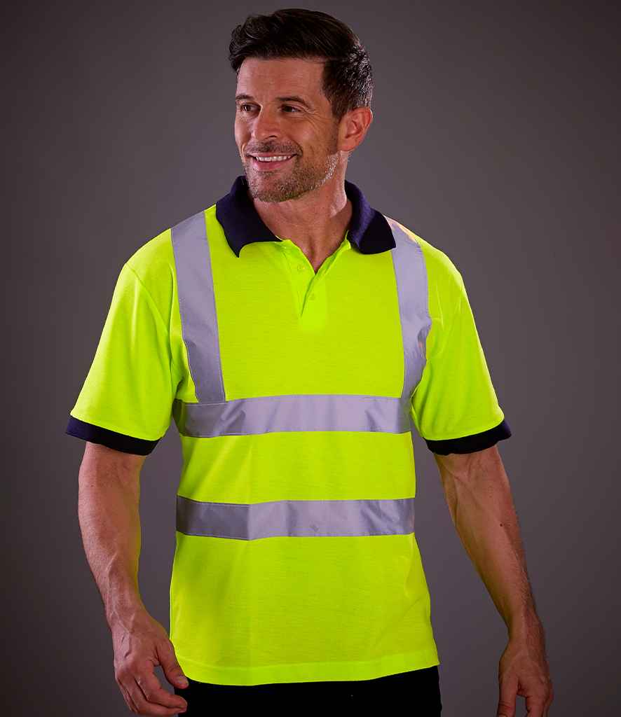 Yoko Hi-Vis Polo Shirt - Yellow